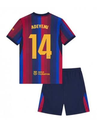 Otroški Nogometni dresi kompleti Barcelona Domači 2026-27 Karim Adeyemi #14