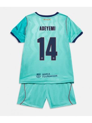 Novo Barcelona Karim Adeyemi #14 Tretji 2026-27 komplet Otroci zelena