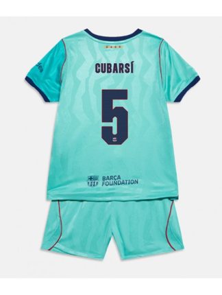 Komplet Otroci Barcelona Pau Cubarsi #5 Tretji 2026-27 zelena