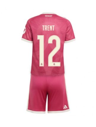 Otroški Nogometni dresi kompleti roza Real Madrid Alexander-Arnold #12 Tretji 2026-27
