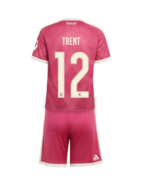 Otroški Nogometni dresi kompleti roza Real Madrid Alexander-Arnold #12 Tretji 2026-27