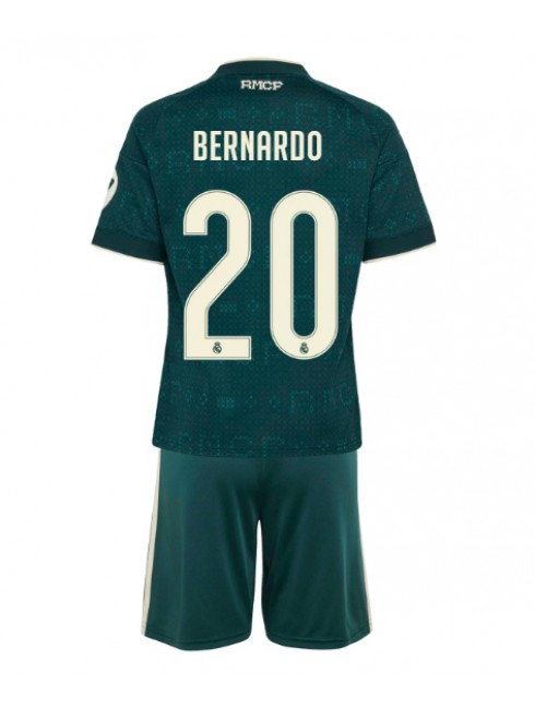 Otroški Nogometni dresi kompleti Real Madrid Bernardo Silva #20 Gostujoči 2026-27