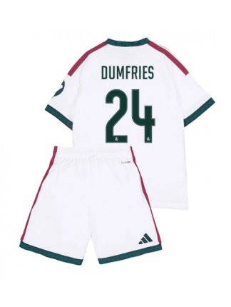 Otroški Nogometni dresi kompleti Real Madrid Denzel Dumfries #24 Domači 2026-27