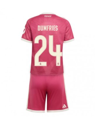 Otroški Nogometni dresi kompleti Real Madrid Denzel Dumfries #24 Tretji 2026-27