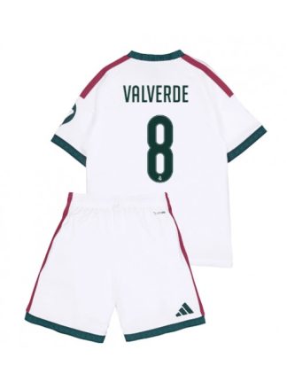 Otroški Nogometni dresi kompleti Real Madrid Federico Valverde #8 Domači 2026-27