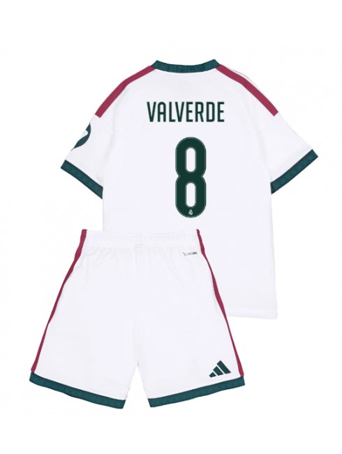 Otroški Nogometni dresi kompleti Real Madrid Federico Valverde #8 Domači 2026-27