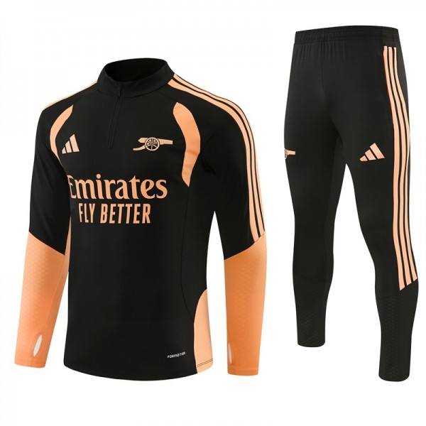 Arsenal Nogometni Dres za Otroke Za Trening 2026/27 1/4 Zip Črna