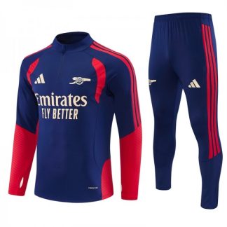 Arsenal Otroški Nogometni dresi Za Trening 2026/27 1/4 Zip Modra