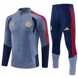 FC Bayern München Otroški Nogometni dresi Za Trening 2026/27 1/4 Zip siva