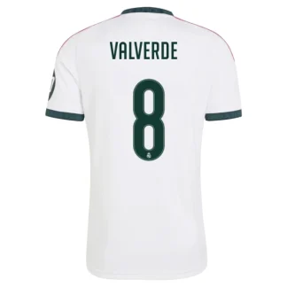 Federico Valverde #8 Moški nogometni dresi Real Madrid 2026-27 Domači bela