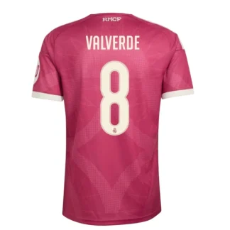 Federico Valverde #8 Nogometni dresi rdeča Real Madrid Tretji 2026-27
