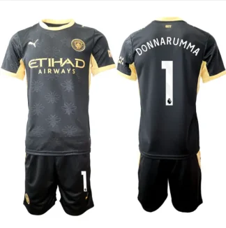 Gianluigi Donnarumma #1 Manchester City Gostujoči 2026-27 Moški Nogometni Dres s Kratkimi Rokavi