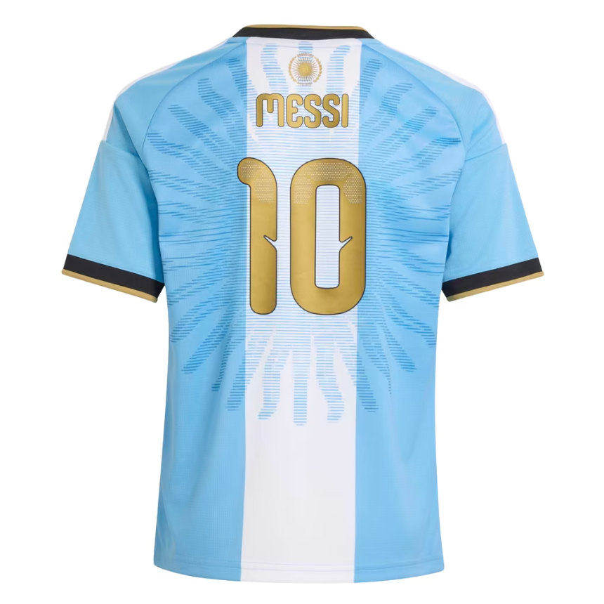 Lionel Messi #10 Otroški dresi Argentina Domači SP 2026 Posebna izdaja Majica za slovo-1