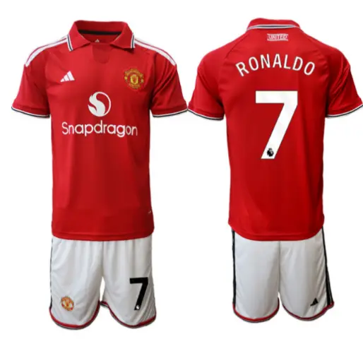 Manchester United Moški Nogometni Dres 2026/27 – Cristiano Ronaldo #7 Domači Komplet