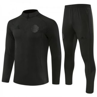 Manchester United Nogometni Dres za Otroke Za Trening 2026/27 1/4 Zip črna