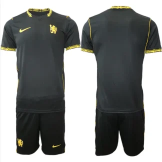 Moški Nogometni Dres kompleti Chelsea 26/27 – črna Gostujoči Majica