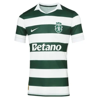 Moški Nogometni dresi 2026-27 Sporting CP Domači belo in zeleno
