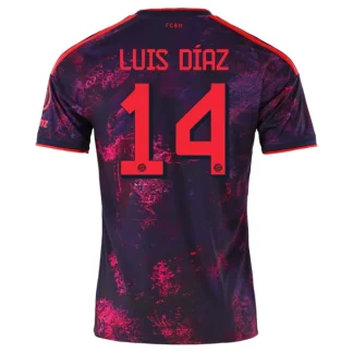 Moški Nogometni dresi Luis Díaz #14 Bayern Munich Tretji 2026-27