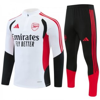 Otroški Arsenal Nogometni dresi Za Trening 2026/27 1/4 Zip bela črna