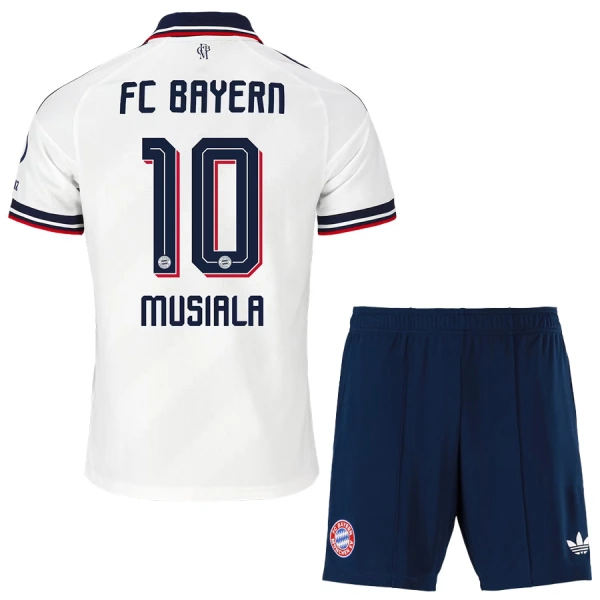 Otroški dresi kompleti Jamal Musiala #10 FC Bayern München Gostujoči 2026-27