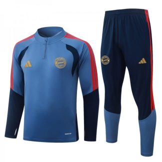 Otroški FC Bayern München Nogometni dresi Za Trening 2026/27 1/4 Zip Modra