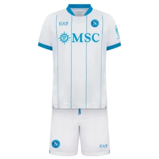 Otroški Nogometna dres kompleti bela SSC Napoli Gostujoči 2026-27