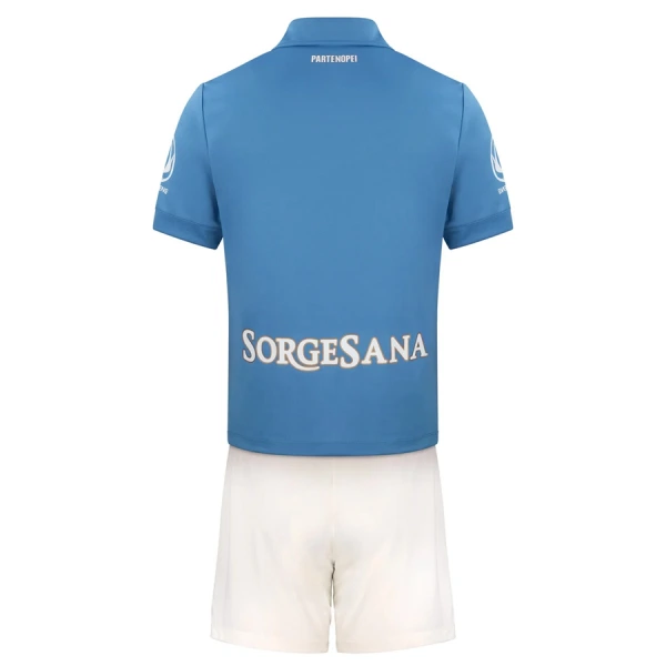 Otroški Nogometna dres SSC Napoli Domači 2026-27 modra Kratek Rokav (+bela Kratke hlače)