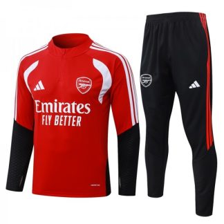 Otroški Nogometni Dres Za Trening Arsenal 2026/27 1/4 Zip Rdeča črna
