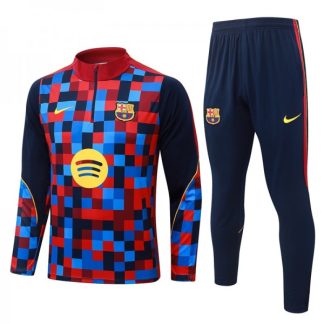 Otroški Nogometni dresi kompleti Barcelona 2026/27 1/4 Zip Za Trening
