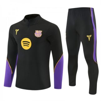 Otroški Nogometni dresi kompleti Za Trening Barcelona 2026/27 1/4 Zip črna