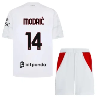 Otroški nogometni dresi Luka Modric #14 AC Milan Gostujoči 2026-27