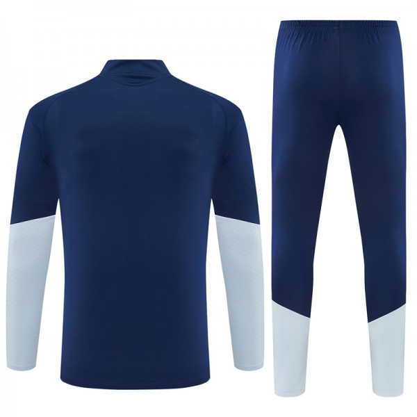 Otroški Nogometni dresi Za Trening moder Real Madrid 2026/27 1/4 Zip-1