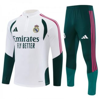 Otroški Nogometni dresi Za Trening Real Madrid 1/4 Zip 2026/27 Bela