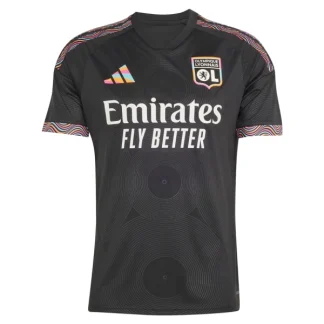Poceni Olympique Lyonnais Tretji 2026/27 črna nogometni dres