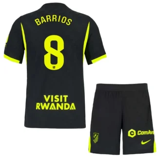 Poceni Otroški nogometni dresi Atlético Madrid Gostujoči 2026/27 Pablo Barrios #8