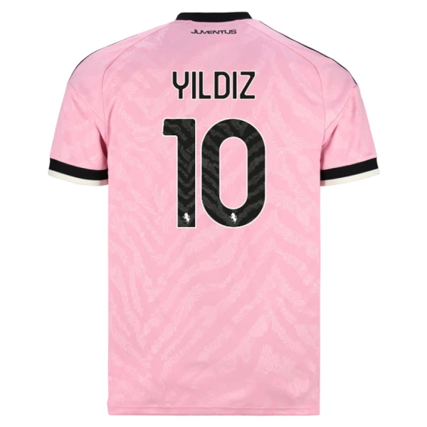 Roza Nogometni dresi Juventus Kenan Yildiz #10 Gostujoči 2026-27
