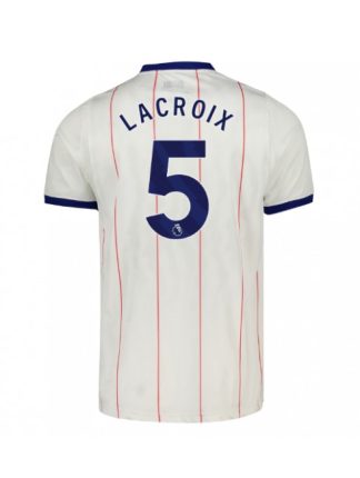 Moški Nogometni dresi belo Chelsea Maxence Lacroix #5 Tretji 2026-27 Kratek rokav