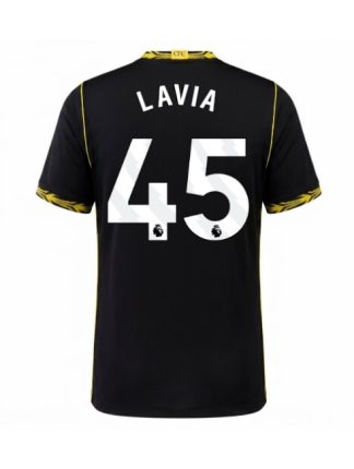 Moški Nogometni dresi črna Chelsea Romeo Lavia #45 Gostujoči 2026-27 Kratek rokav