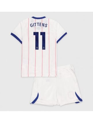 Otroški Nogometni dresi kompleti belo Chelsea Jamie Gittens #11 Tretji 2026-27
