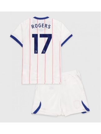 Otroški Nogometni dresi kompleti belo Chelsea Morgan Rogers #17 Tretji 2026-27