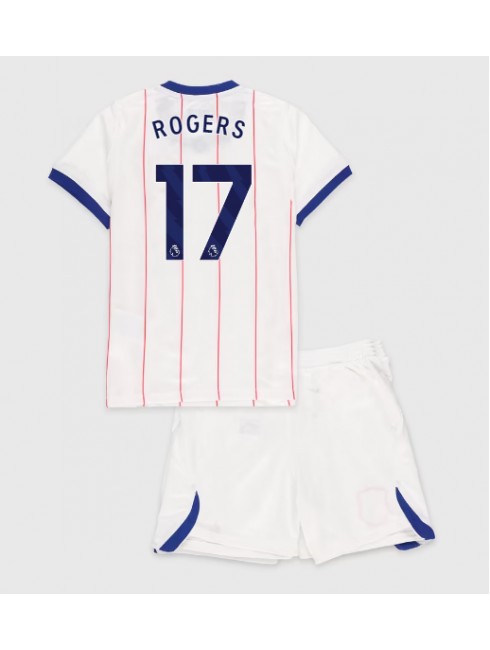 Otroški Nogometni dresi kompleti belo Chelsea Morgan Rogers #17 Tretji 2026-27