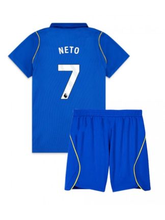 Otroški Nogometni dresi kompleti modra Chelsea Pedro Neto #7 Domači 2026-27