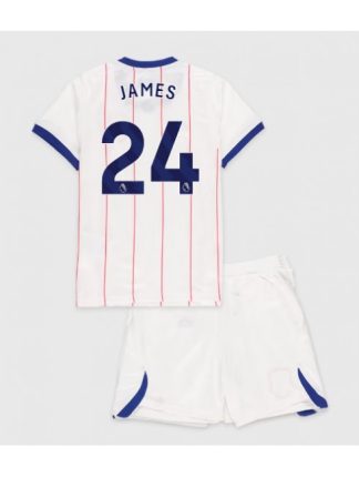 Otroški Nogometni dresi kompleti belo Chelsea Reece James #24 Tretji 2026-27