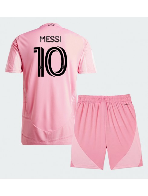 Otroški Nogometni dresi kompleti Inter Miami Lionel Messi #10 Domači 2026-27