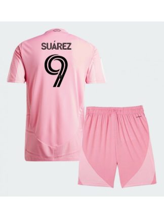 Otroški Nogometni dresi kompleti Inter Miami Luis Suarez #9 Domači 2026-27