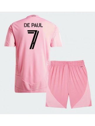 Otroški Nogometni dresi kompleti Inter Miami Rodrigo De Paul #7 Domači 2026-27