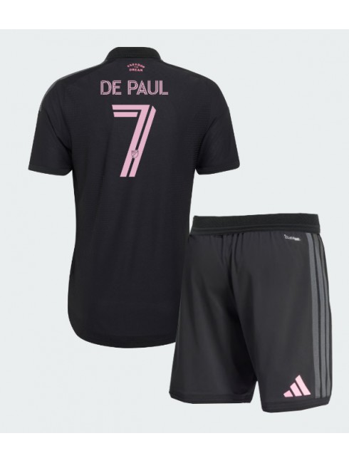 Otroški Nogometni dresi kompleti Inter Miami 2026-27 Rodrigo De Paul #7 Gostujoči