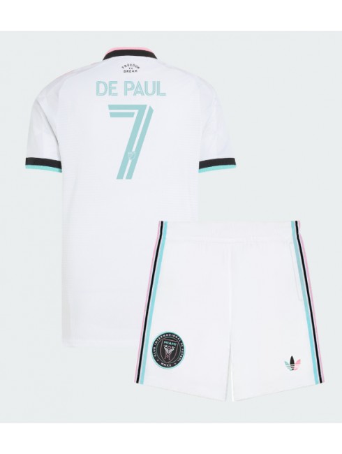 Otroški Nogometni dresi kompleti Inter Miami Rodrigo De Paul #7 Tretji 2026-27