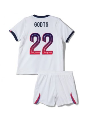 Otroški Nogometni dresi kompleti Paris Saint-Germain PSG Mika Godts #22 Gostujoči 2026-27