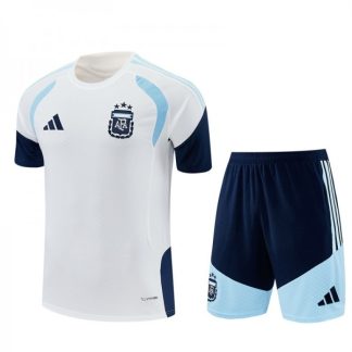 Argentina nogometni dres za otroke kompleti Za Trening 2026/27 Bela